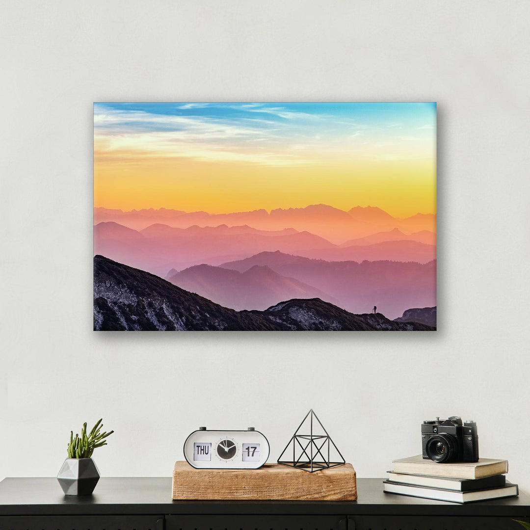 Colorful Mountains - Print - MetalPlex