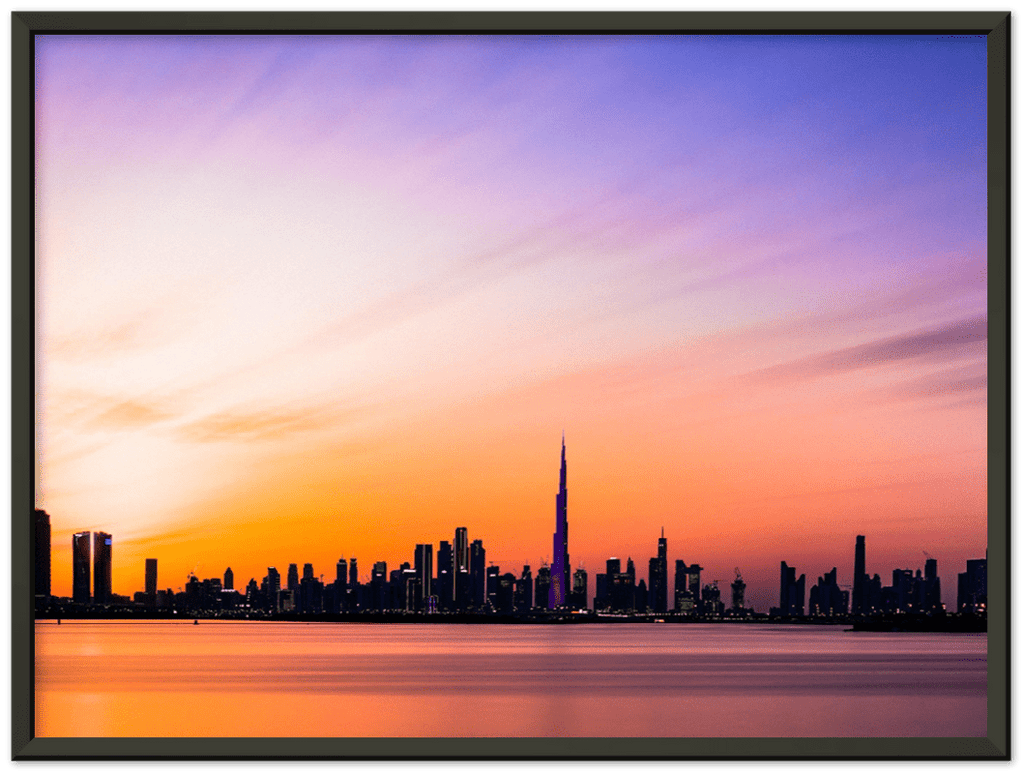 Dubai Skyline - Print - MetalPlex