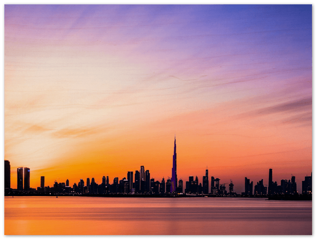 Dubai Skyline - Print - MetalPlex