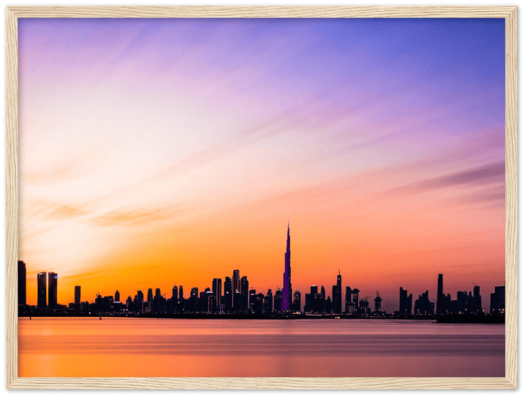 Dubai Skyline - Print - MetalPlex
