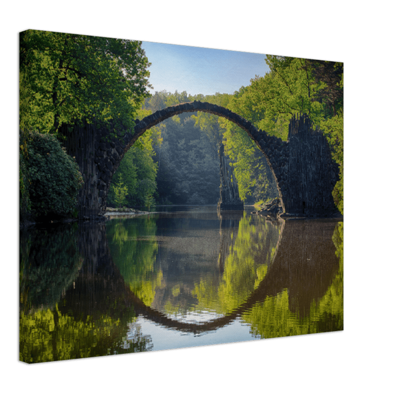Gablenz Bridge - Print - MetalPlex