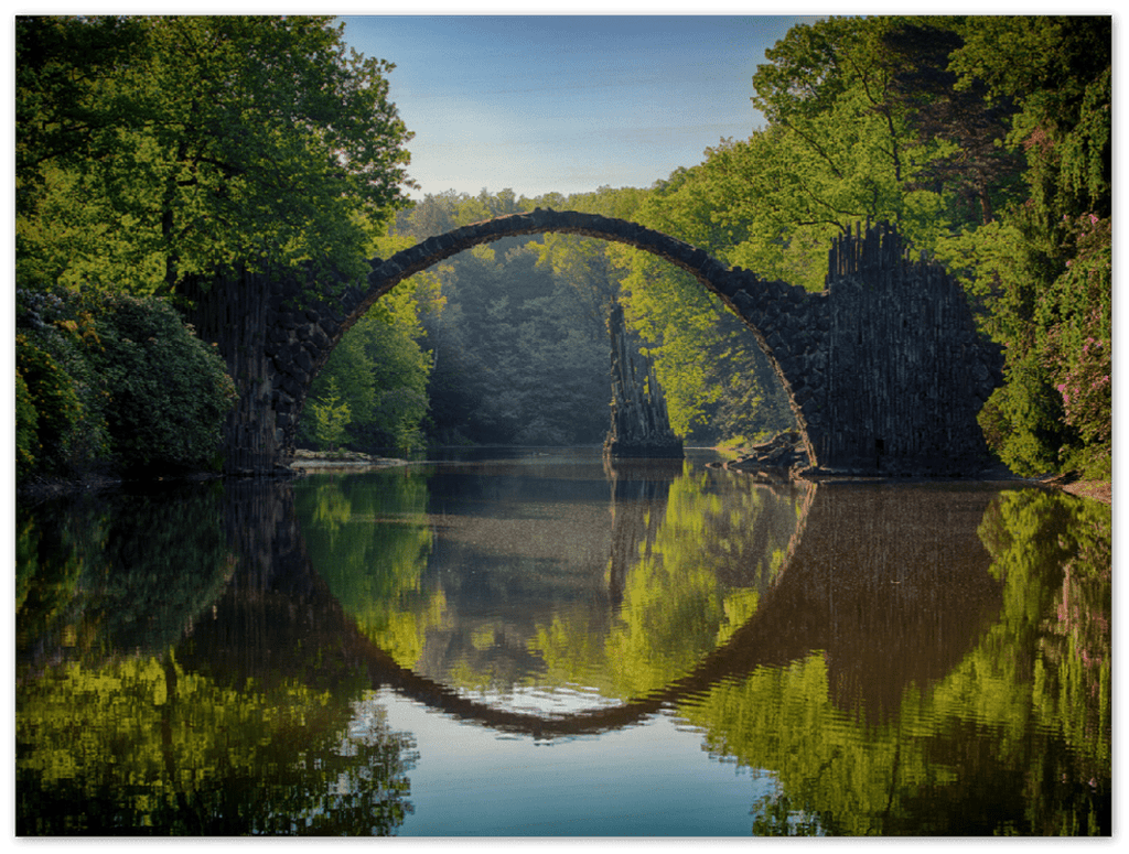 Gablenz Bridge - Print - MetalPlex