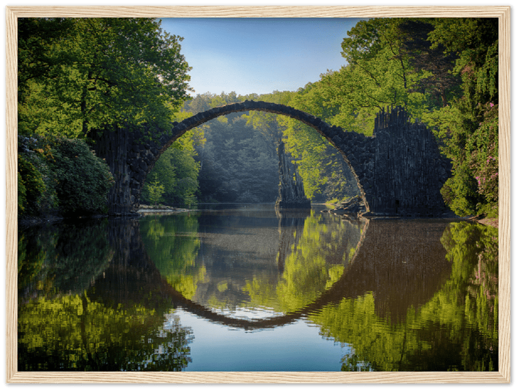 Gablenz Bridge - Print - MetalPlex