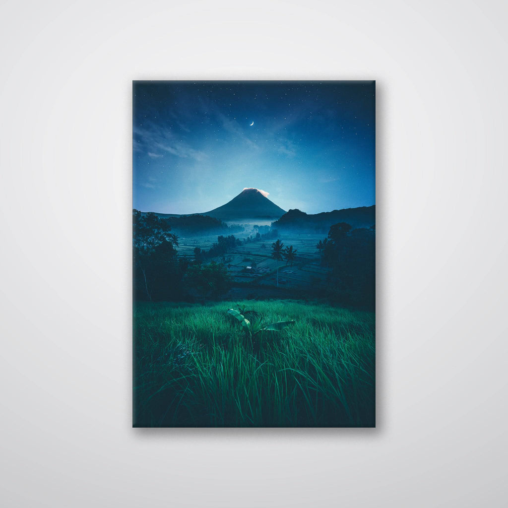 Grass Field Night - Print - MetalPlex