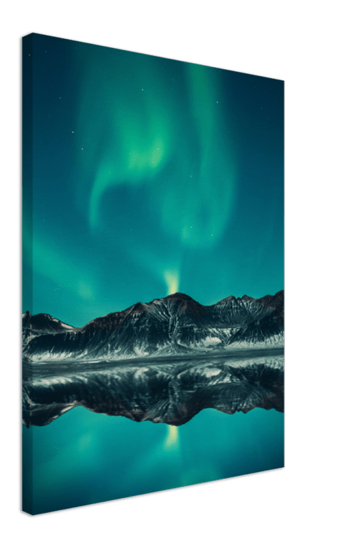 Iceland Aurora Lights - Print - MetalPlex