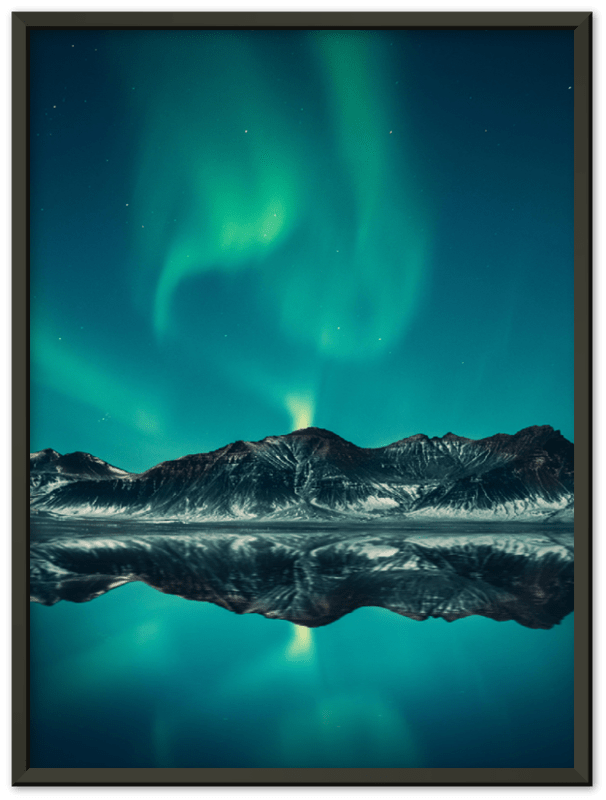 Iceland Aurora Lights - Print - MetalPlex