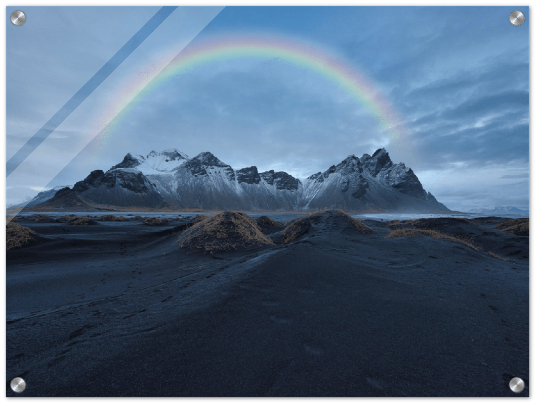 Iceland Rainbow -Print - MetalPlex