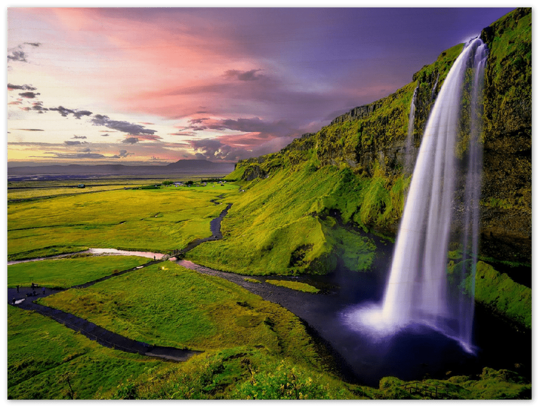 Ireland Waterfall - Print - MetalPlex