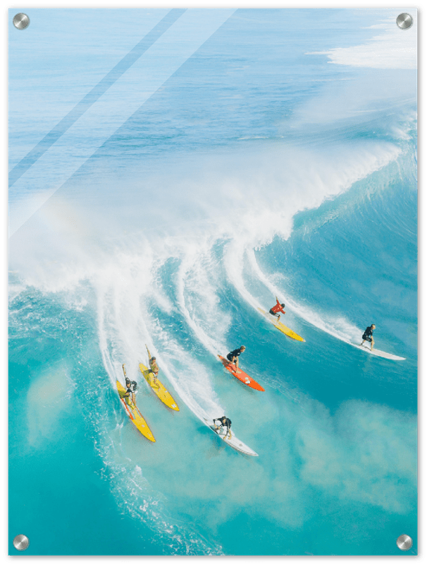 Kona Surfing - Print - MetalPlex
