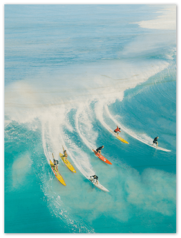 Kona Surfing - Print - MetalPlex