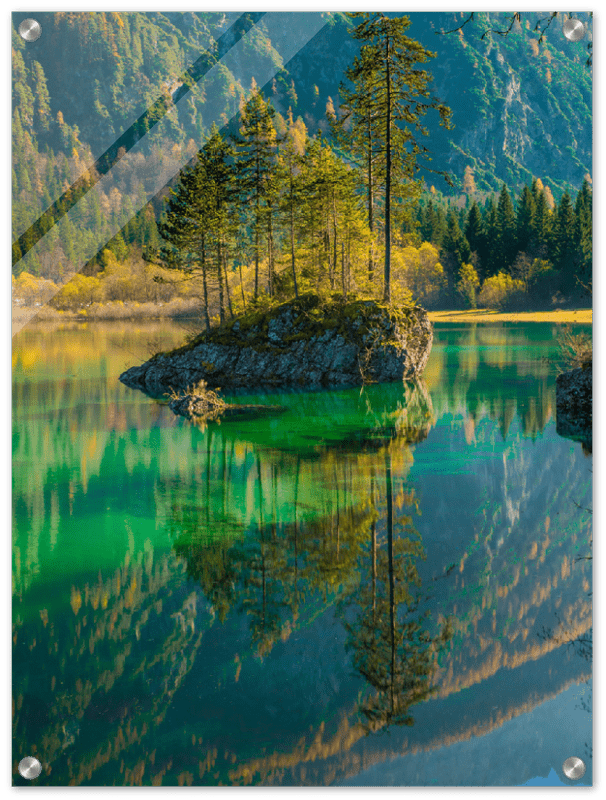 Lake Reflection - Print - MetalPlex