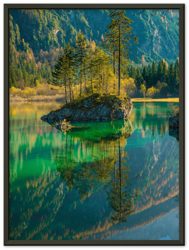 Lake Reflection - Print - MetalPlex