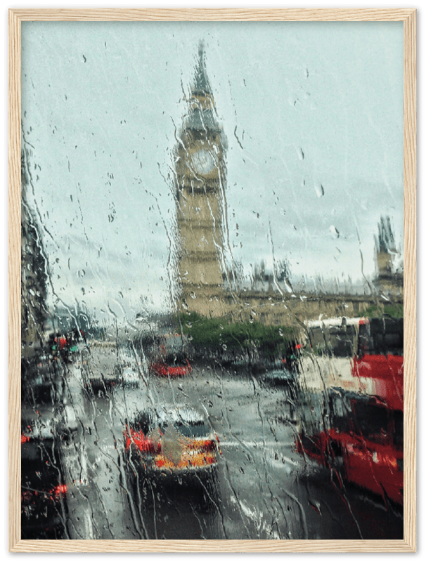 London Rain - Print - MetalPlex