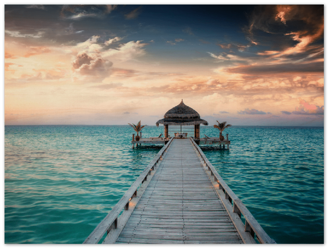 Ocean Pathway - Print - MetalPlex