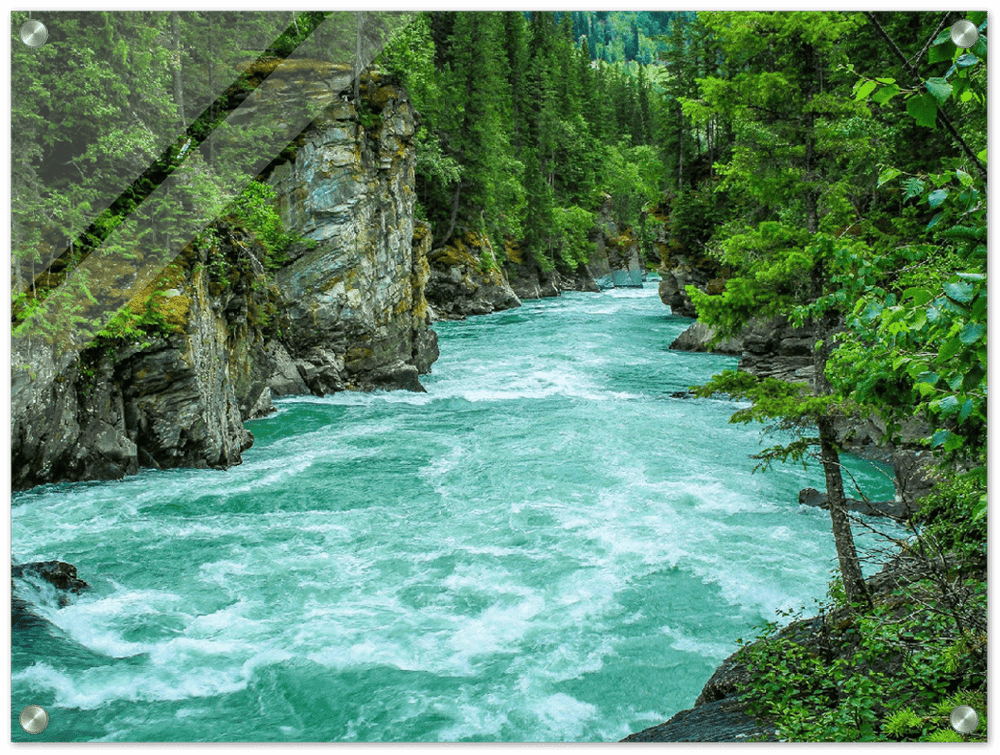 Pacific Northwest River - Print - MetalPlex