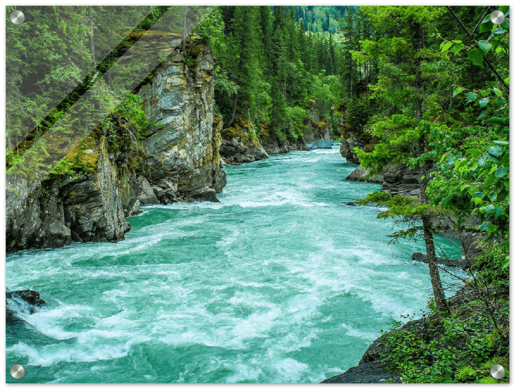 Pacific Northwest River - Print - MetalPlex