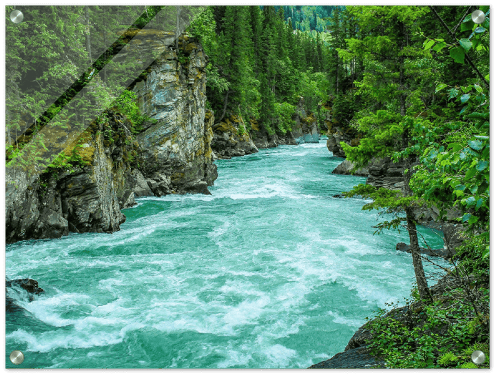 Pacific Northwest River - Print - MetalPlex