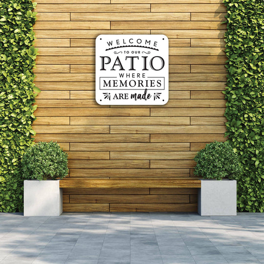 Patio Memories Sign - Print