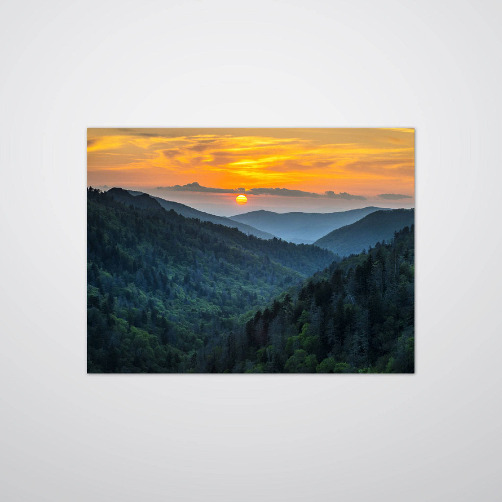 Smoky Mountains Sunset - Print - MetalPlex