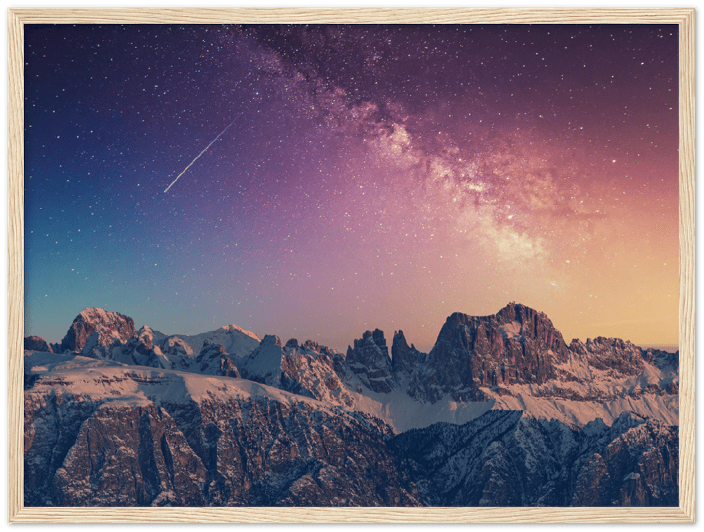 Space Mountains - Print - MetalPlex