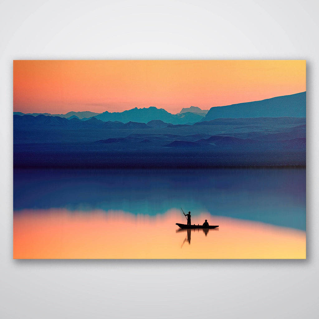 Sunset Lake - Print - MetalPlex