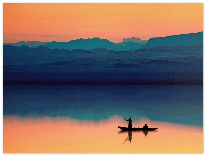 Sunset Lake - Print - MetalPlex