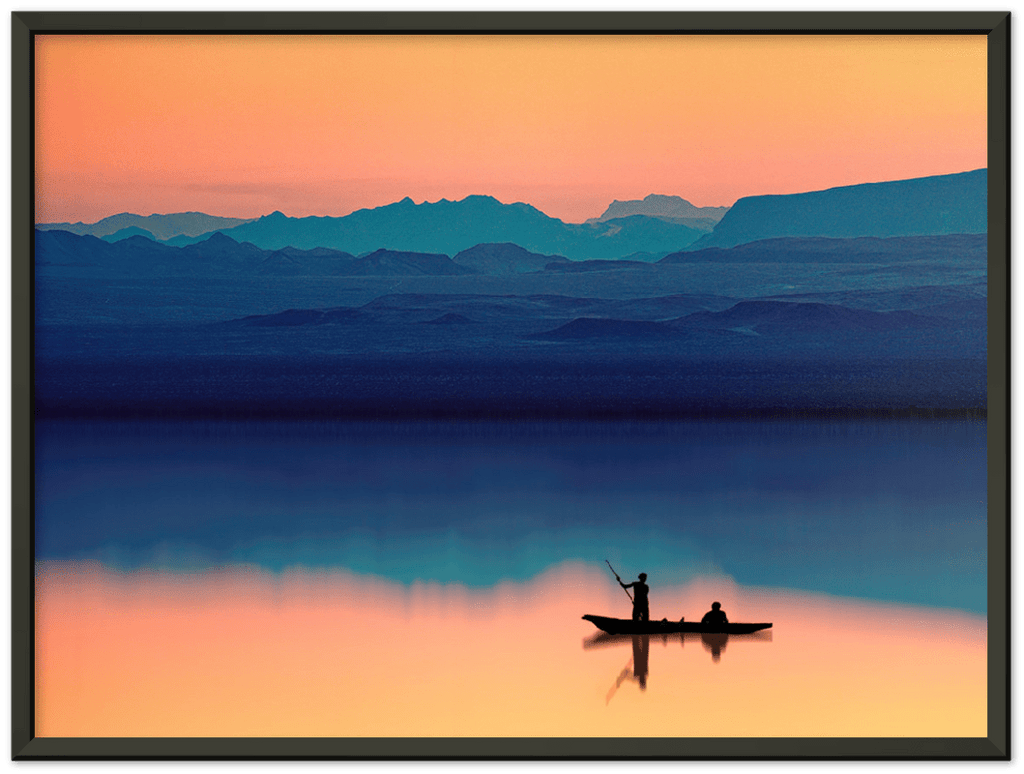 Sunset Lake - Print - MetalPlex