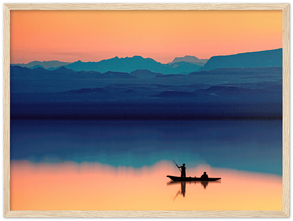 Sunset Lake - Print - MetalPlex