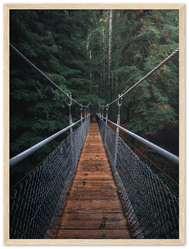 Suspension Bridge - Print - MetalPlex