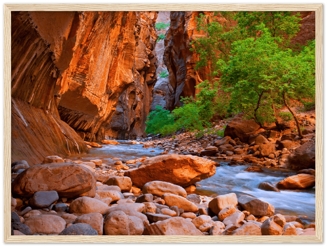 Virgin River, Zion National Park - Print - MetalPlex