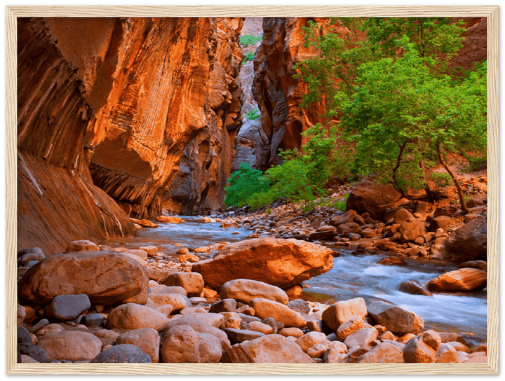 Virgin River, Zion National Park - Print - MetalPlex