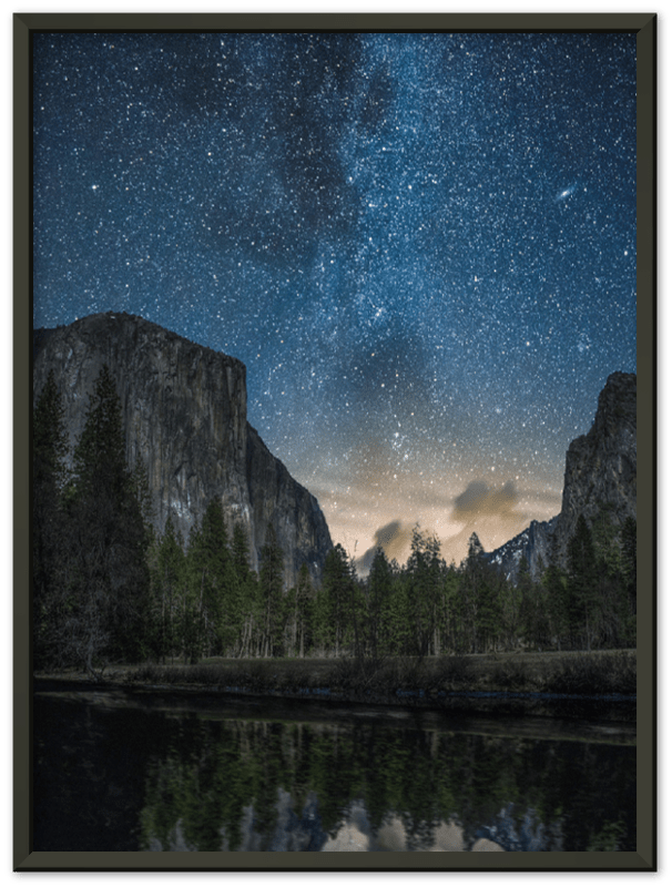 Yosemite Night - Print - MetalPlex