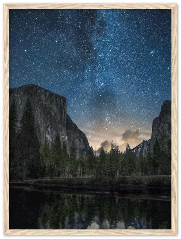 Yosemite Night - Print - MetalPlex