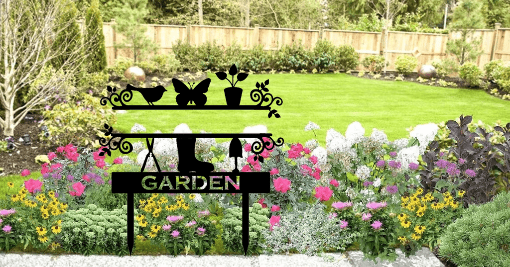 Personalized Garden Sign - Metal Art - MetalPlex