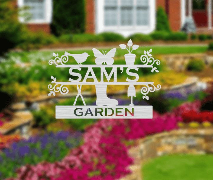 Personalized Garden Sign - Metal Art - MetalPlex