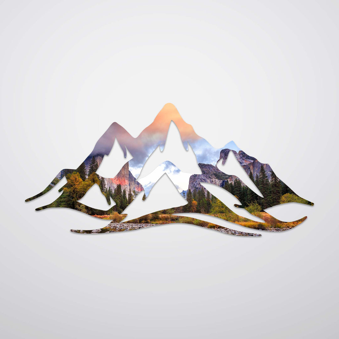 Yosemite Basin Mountain Range - Wall Art - MetalPlex