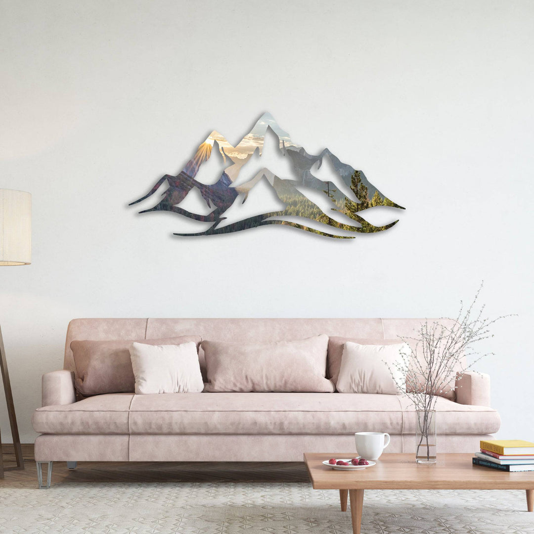 Mountain Wall Art - Aluminum Made Home Decor | MetalPlex