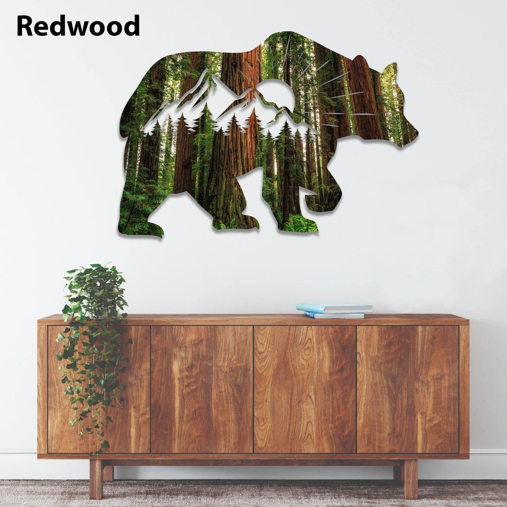 Printed Bear - Metal Wall Art - MetalPlex