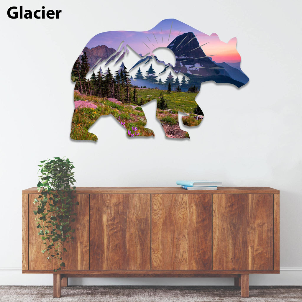 Printed Bear - Metal Wall Art - MetalPlex