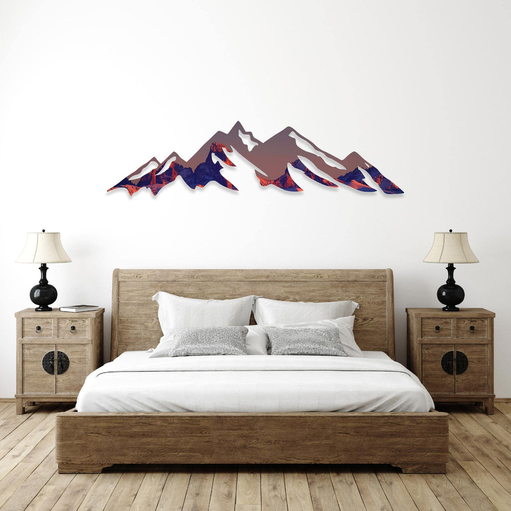 Grand Teton Sunset - Metal Wall Art - MetalPlex