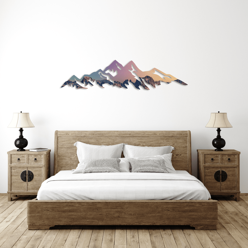 Space Mountains - Metal Wall Art - MetalPlex