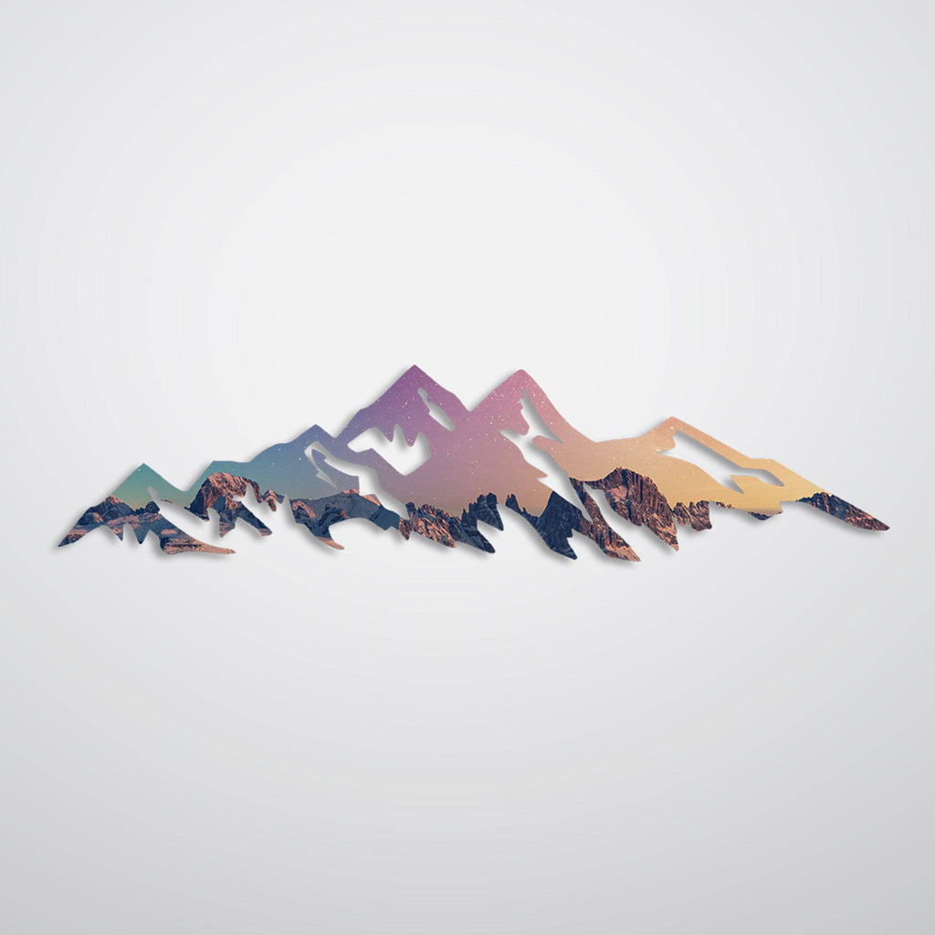 Space Mountains - Metal Wall Art - MetalPlex