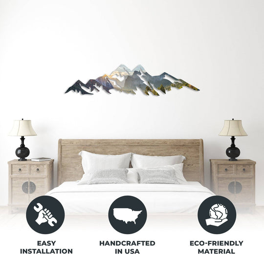 Yosemite Mountains - Metal Wall Art