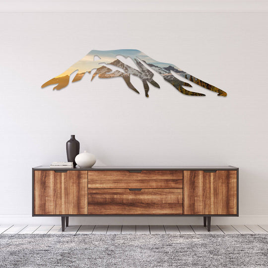 Sunrise Mt. Rainier - Metal Wall Art