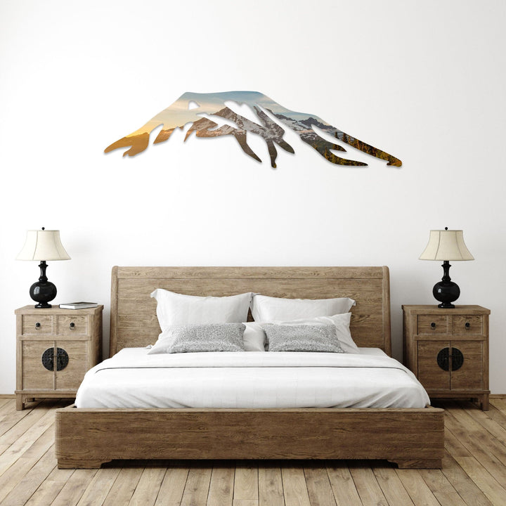 Sunrise Mt. Rainier - Metal Wall Art - MetalPlex