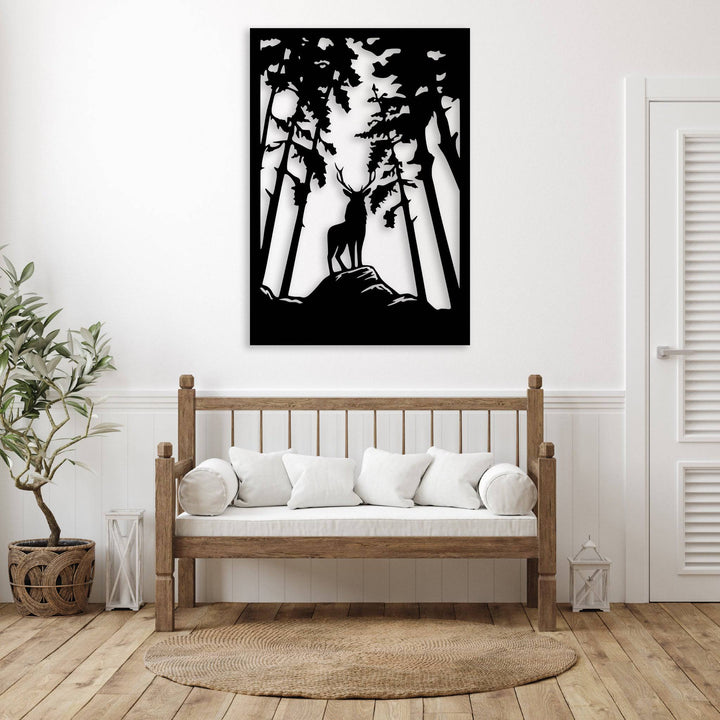 Forest Deer - Metal Wall Art - MetalPlex