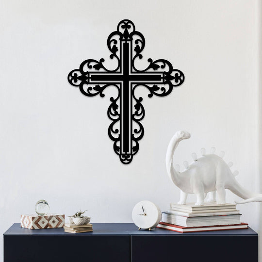 Filigree Cross - Metal Wall Art