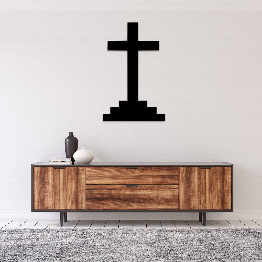 Calvary Cross - Metal Wall Art - MetalPlex