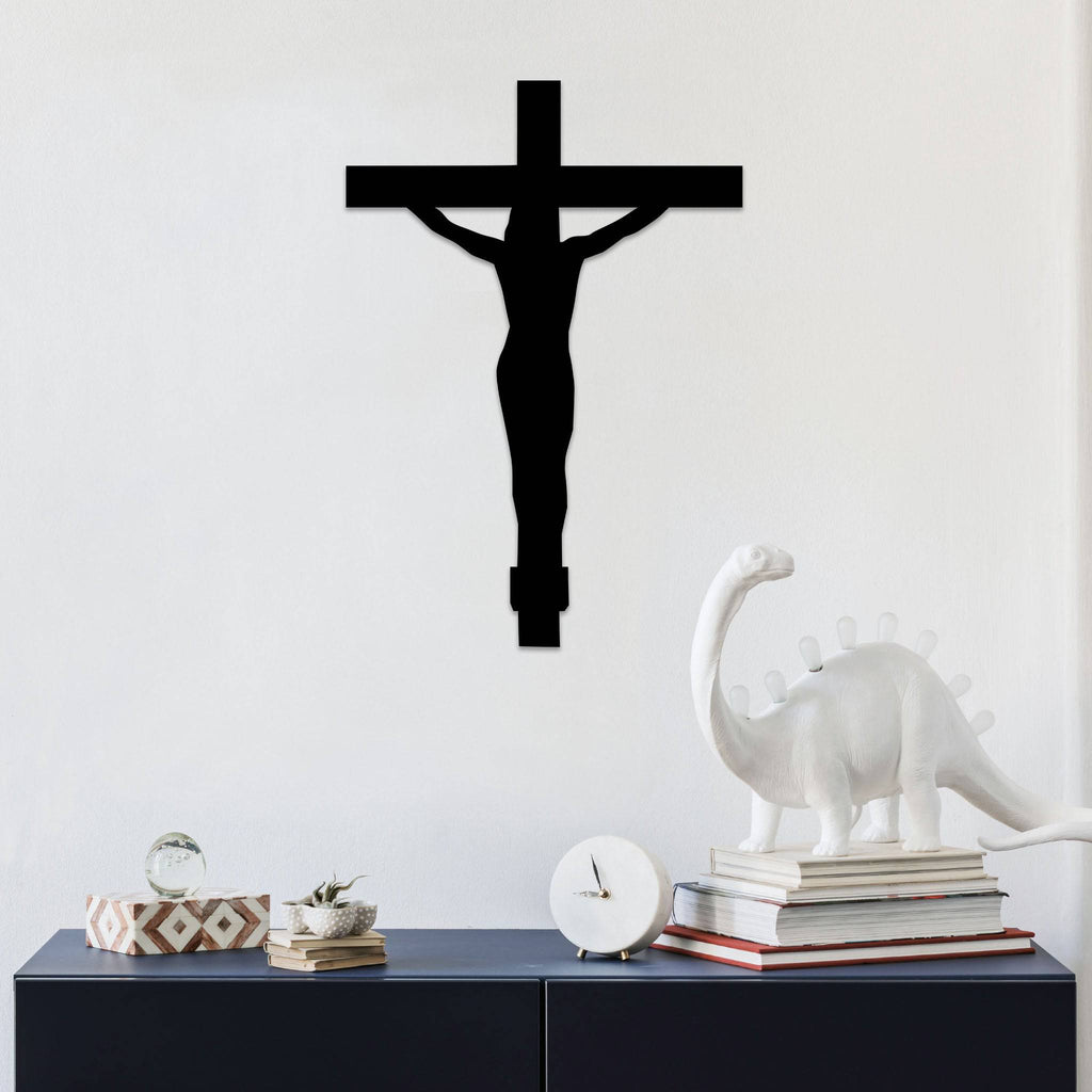 Crucifix Cross - Metal Wall Art - MetalPlex