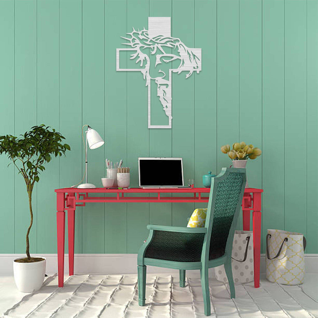 Jesus Christ Cross - Metal Wall Art - MetalPlex